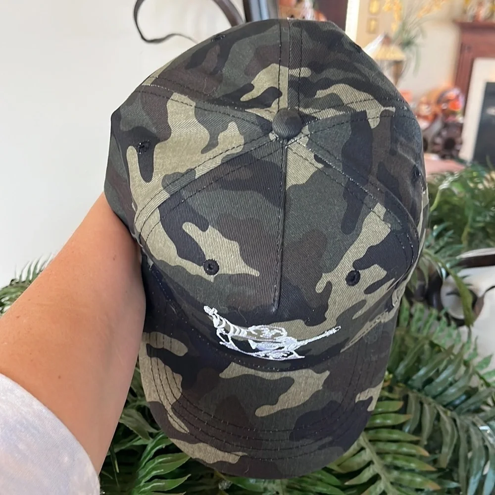 Brand New True Religion Camo Buddha Adjustable Snap Baseball Cap Embroidered Hat